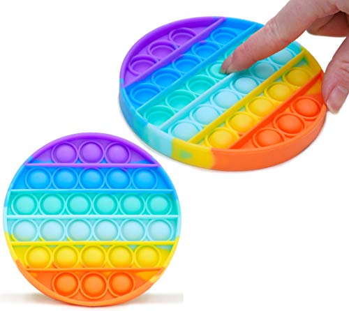 Toyland 2er Pack   Push Sensorisches Zappelspielzeug   Viele zur Auswahl Regenbogenrunde