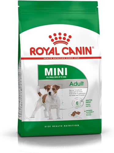 Royal Canin Mini Adult 800 g Trockennahrung für ausgewachsene kleine Hunde Kann zur optimalen Versorgung Kleiner Hunderassen eingesetzt Werden Mit EPA DHA