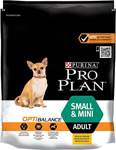 Purina Pro Plan Small Balance Hundefutter für kleine Hunde Mini Erwachsene mit Huhn 8 Beutel 700 g