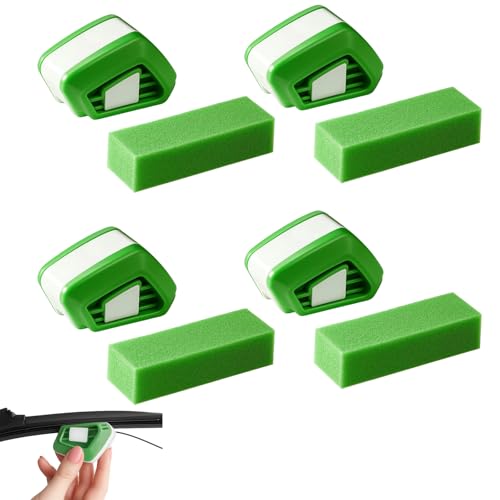 4PCS Scheibenwischer Schneider Scheibenwischer Abzieher und Nachschneider Hochwertige Materialien Ideal zur Verlängerung der Lebensdauer von Wischblättern Für klare Sicht bei Regen