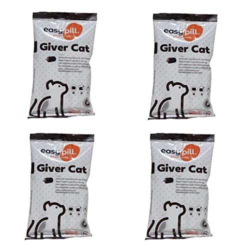 Vetinnov Easypill Cat für Katzen - Snack zur Erleichterung der Tabletteneingabe - Bundle - 4 x 4 x 10g