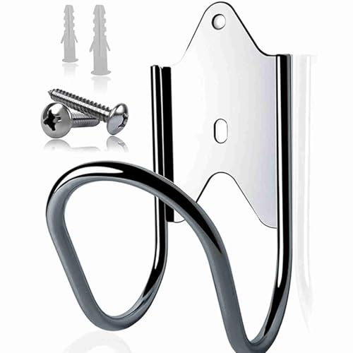 FTVOGUE Gartenschlauchhalter Wandmontierter Schlauchhalter aus Edelstahl Einfache Installation Ideal für die Garten- und Hoforganisation Im Freien