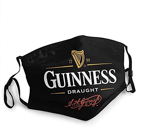 Unisex Gesichtsdekoration verstellbarer Gesichtsschutz Guinness Zugluft Logo für Herren Unisex Staub Gesichtsschal