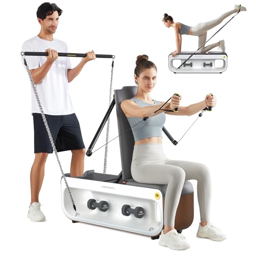 KINGSMITH Hantelbank Klappbar Verstellbar Multifunktions Training Bank für Ganzkörper-workout mit Hanteln Hantelbänke für die ganze Familie
