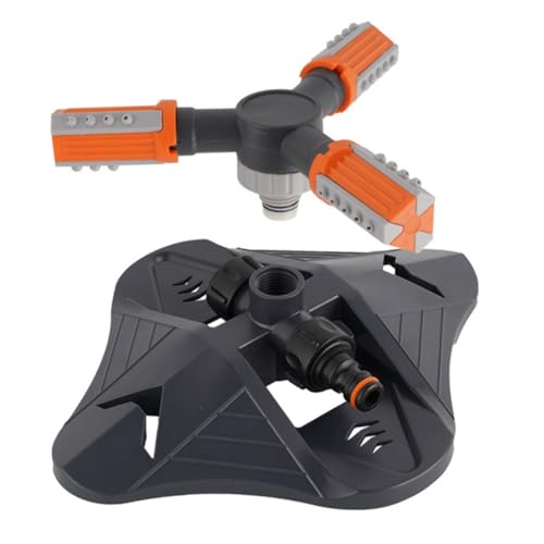 Supvox Wassersprinkler für Rasen 360 Drehbarer Garten-wassersprinkler Effiziente Bewässerung für Ihren Garten