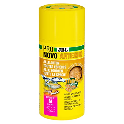 JBL PRONOVO ARTEMIO Artemia-Leckerbissen für alle Zierfische von 8-20 cm Größe M 100 ml