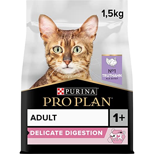 Pro Plan PURINA PRO PLAN ADULT DELICATE mit OPTIRENAL reich an Truthahn 1.5 kg