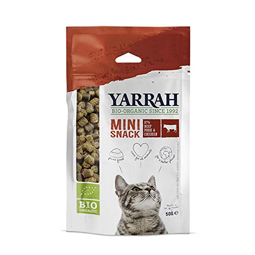 YARRAH Bio Mini Snack für Katzen 1er Pack 1 x 50 g