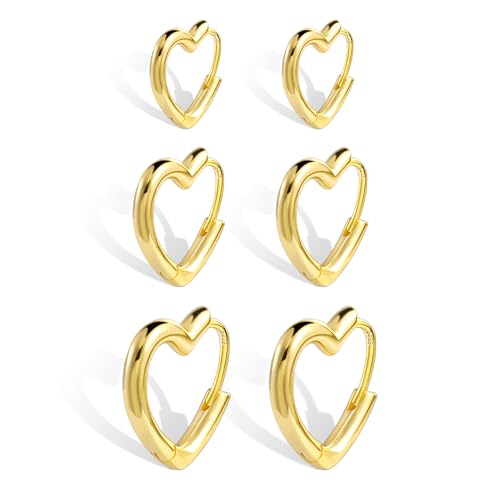 ALEXCRAFT Set Klein 14K Vergoldete Geschenk für Frauen Freundin Mama Mädchen