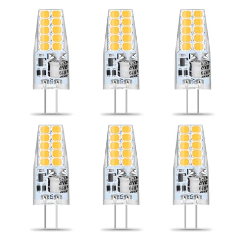 Wenscha Birne 6er   3000Kß 30W Halogenersatz 300 Lumen 360 Abstrahlwinkel   Flackerfrei Sofort volle Helligkeit   Für Deckenstrahler