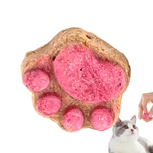 Katzensnacks Pfoten-Leckerlis Katzensnacks Katzenpfotenkekse Katzenpfotenkekse Katzen-Kekse Natürliche gesunde Katzenleckerlis trockene Katzenleckerlis Kätzchen-Leckerlis Pfotenform