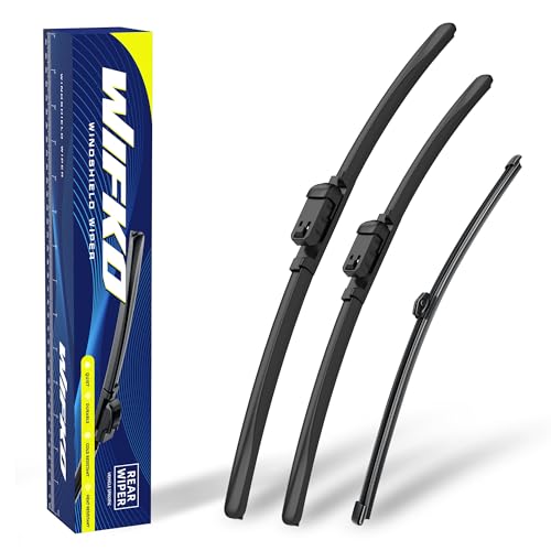 Wifko Scheibenwischer Kompatibel für BMW X2 F39 2018-2023 Wischerblätter Vorne Hinten Set Frontscheibenwischer und heckscheibenwischer Auto Scheibenwischer Set für Frontscheibe und Heckwischer