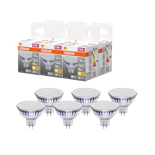 OSRAM LED Spot Lampe Star MR16 3 3W 827 2700K warmweiß GU5.3 120 396 lm Niedervolt quecksilberfrei
