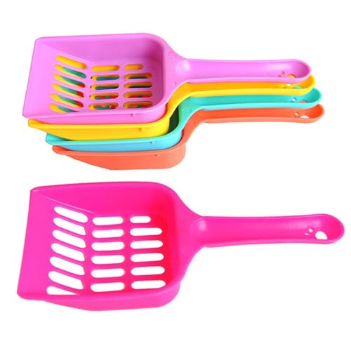 Streuschaufel Kätzchen-KOT-Heber Schaufelsieb große Löcher leicht zu reinigen arbeitssparende Katzentoilette Schaufel Sieb Katzenkotschaufel Haustierzubehör Kätzchen-Kotschaufel