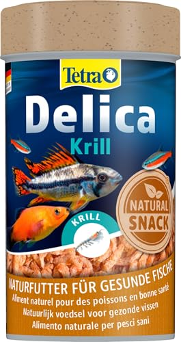  Delica Krill Naturfutter   100% gefriergetrocknete Krill natürliche Snacks für Zierfische 100 ml