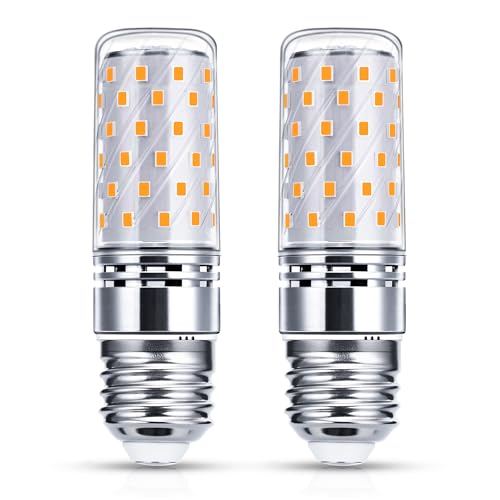 Flaspar 12W E27 LED Warmweiß Mais Birne Lampen 3000K 1450LM Ersetzt Glühbirnen 150W Edison Schraube Maiskolben Energiesparlampe CRI 85 nicht Dimmbar 2er Set