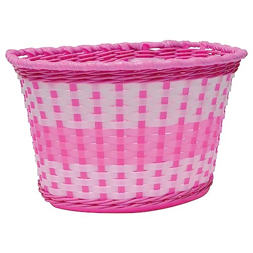 Oxford Mädchen Woven Fahrradkorb gewebt Rosa Rose Nicht zutreffend