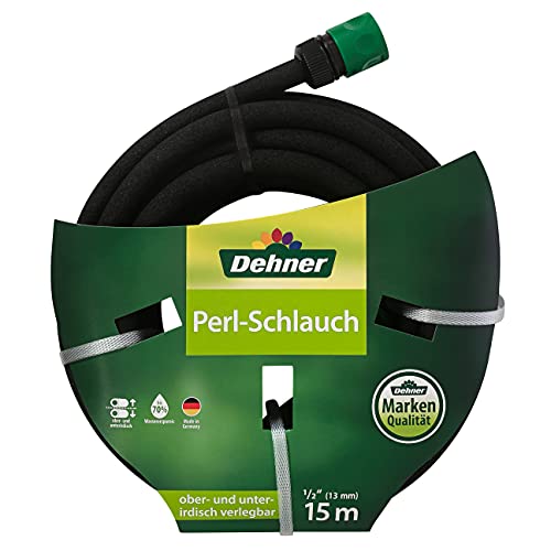  Perlschlauch zur Bewässerung Länge 15 m 1 2 Zoll schwarz