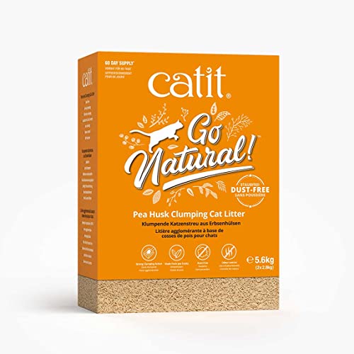 Catit Go Natural klumpende aus ErbsenhÃ¼lsen Vanilleduft 2x 7L 14L