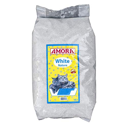 Amora Katzenstreu White Compact Nature 15l