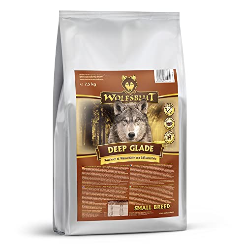 Wolfsblut - Deep Glade Small Breed - 7 5 kg - Rothirsch und Wasserbüffel - Trockenfutter - Hundefutter - Getreidefrei