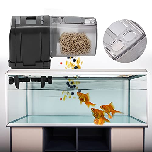 Automatischer Fischfuttermittel Fischfutter Urlaub Feeder Intelligente Lebensmittelspender Fütterungsgerät Automatische Fischfutterautomat für Aquarium Aquarium Feeder Timer für Kleine Box Betta