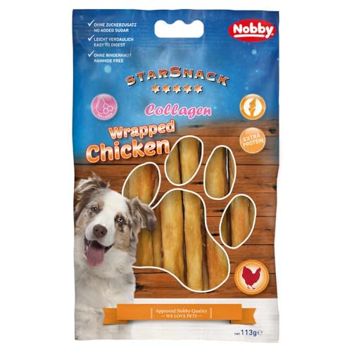 Nobby StarSnack Barbecue Wrapped Chicken Collagen ca. 113 g 12 5 cm