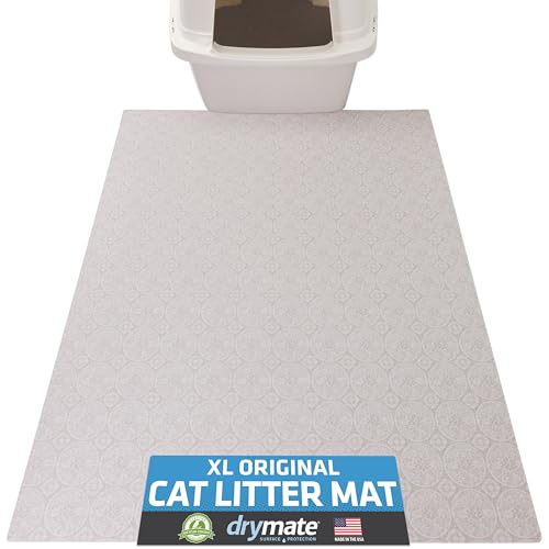 Drymate XL Original-Katzenstreu-Matte enthält Schmutz aus der Box schützt Böden urinfest maschinenwaschbar weich zu den Katzenpfoten saugfähig wasserdicht hergestellt in den USA recycelter