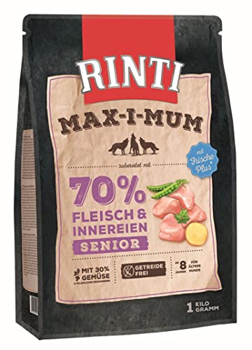 Rinti Max-i-Mum Senior Huhn 1kg Trockenfutter für Hunde Größe 1 x 1kg
