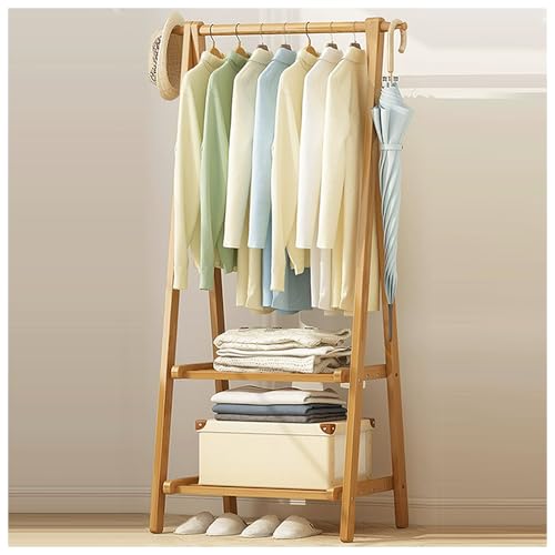 Robuster offener Kleiderständer mit Schuhregal 80 kg Kapazität vielseitiger Kleiderbügel für Schlafzimmer Flur Wohnzimmer einfach zu installieren erhältlich in 66 cm 86 cm 116 cm Größen
