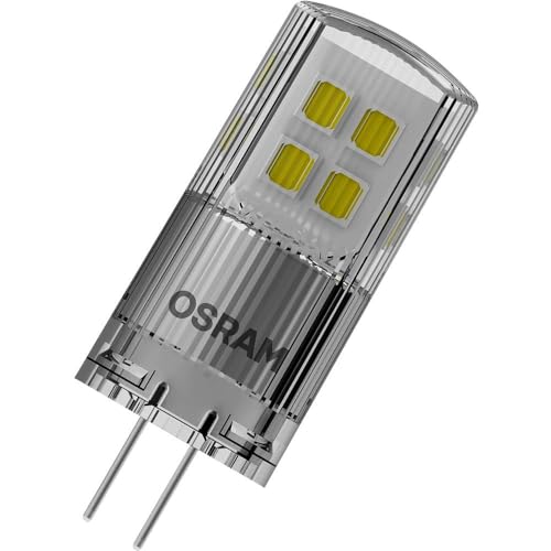OSRAM Dimmbare LED Lampe PIN mit G4 Sockel Pinlampe mit 2W Ersatz für 20W-Glühbirne Warmweiß 2700K Energieklasse F