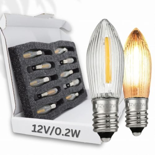 Berglicht Stk. Filament 12V 0 2W Lämpchen für Lichtbögen mit 20 Brennstellen