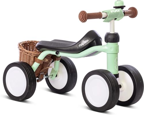  Bundle Laufrad für Kinder ab 1 Jahr geeignet Optimale Mobilitätsentwicklung Koordination Hochwertiger Stahl mit stoßfester Pulverbeschichtung I Float Laufräder Pastellgrün
