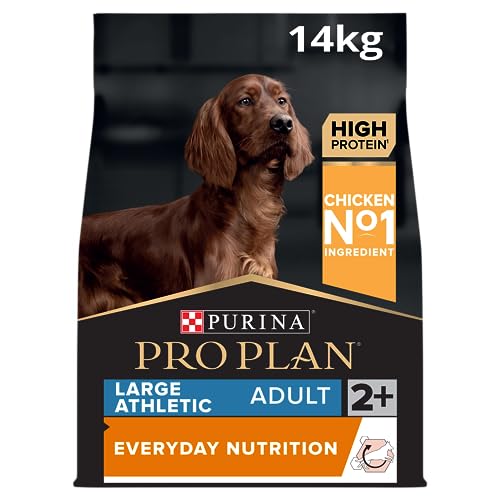 PURINA PRO PLAN Large Adult Athletic Everyday Nutrition Hundefutter trocken reich an Huhn 1er Pack 1 x 14 kg