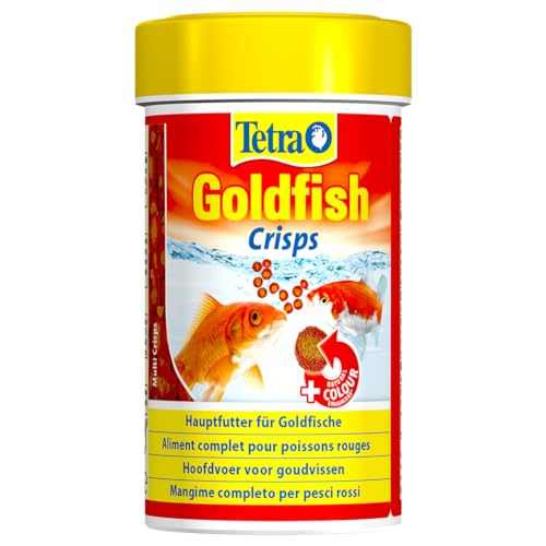 Tetra Goldfish Crisps - Fischfutter in Crisp-Form für alle Goldfische und andere Kaltwasserfische 250 ml Dose