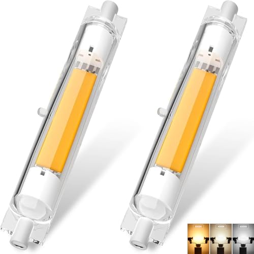 Aseoacc R7S LED 118mm Dimmbar 30W Warmweiß 3000K 3000 lm LED R7S 118mm Glühbirne Entspricht 300W-Halogenlampe 360 Grad AC 220 240 V 2 x 30 W