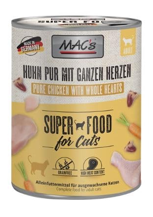 MACs Huhn mit ganzen Geflügelherzen 6x800g