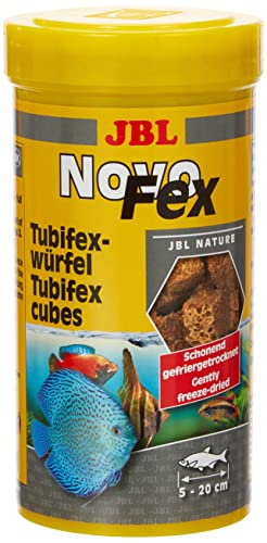 JBL NovoFex 30630 Leckerbissen für Aquarienfische Tubifexwürfel 250 ml