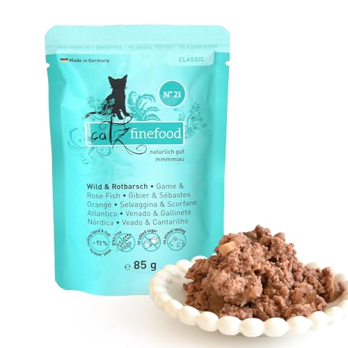 Pets Nature Catz finefood No. 21 Wild rotbarsch 85g-Pouchbeutel