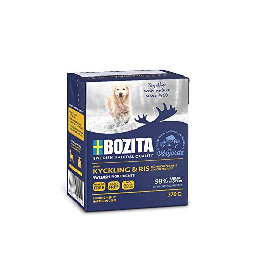 Bozita Bozita Naturals Happen in Gelee Hühnchen Reis 370g 16 x 370 g