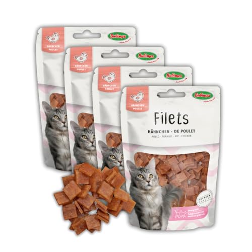 Bubimex Hühnerfilets Leckerli für Katzen 50 g 4 Stück