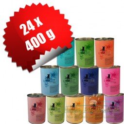 catz finefood 24 x 400 g Mix-Paket 12 Sorten Katzenfutter