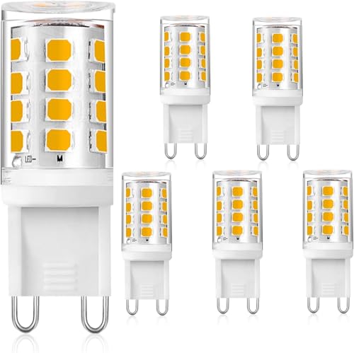 G9 LED Lampe 2W Ersatz Für Halogenlampe 28W 25W 20W G9 LED Leuchtmitte Warmweiß 2700K AC 220V-240V CRI 85 Kein Flackern 360 Grad Winkel Nicht Dimmbar 10er Pack 3000K