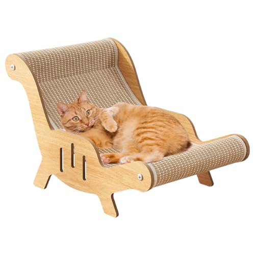 Generisch Katzenbett Katzenbett Sisal Stuhl Sisal Liegestuhl Erhöhtes Sofa Katzenstuhl Lounge Hochbett für Katzen Katze Beliebtem Sisals Kratzfläche für Katzen Welpen und Kleintiere