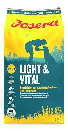 JOSERA Light Vital 1x 12 5kg Adult Premium für Geflügel Erbse wenig Fett viel Protein zur Gewichtskontrolle weizenfrei 1er Pack