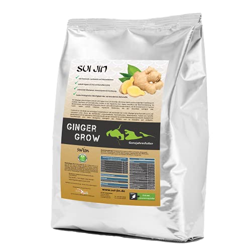 Koifutter Ginger Grow Ingwer Kartoffel Spirulina Immun für Koi Fisch Futter Ingwer - Kartoffel - Spirulina 5kg