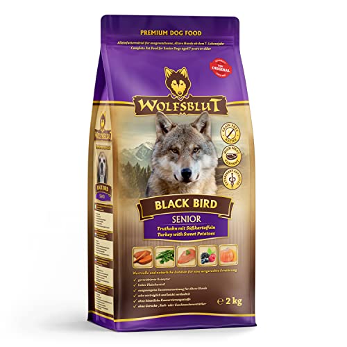 Wolfsblut - Black Bird Senior - 2 kg - Truthahn - Trockenfutter - Hundefutter - Getreidefrei