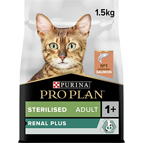 Pro Plan PURINA PRO PLAN STERILISED Adult 1 Katzenfutter trocken mit OPTIRENAL reich an Lachs 1er Pack 1 x 1 5kg