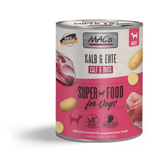 MAC s Dog mit Kalb Ente 6 x 800 g