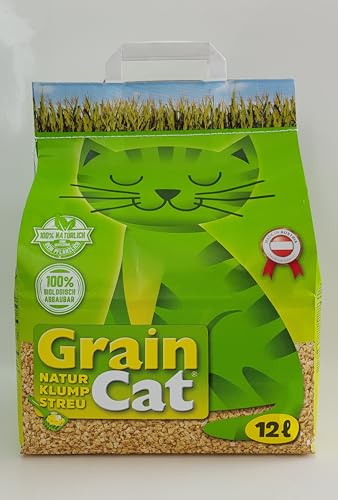 guoml Grain Cat Green Cat Öko-Katzenstreu 6 x 12 Liter Katzenstreu klumpend 72 Liter